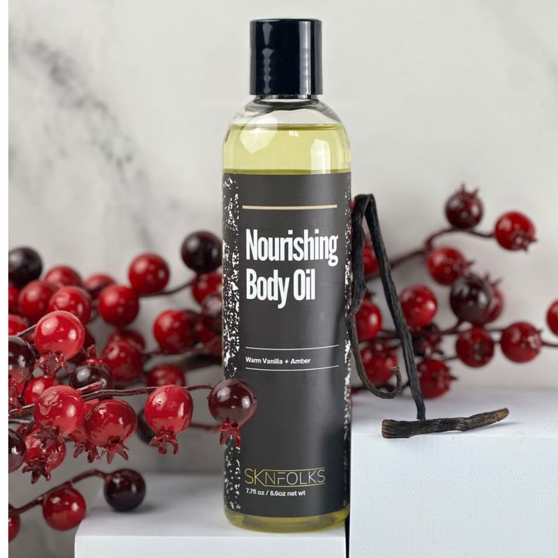 Warm Vanilla Amber Nourishing Body Oil